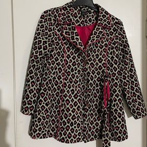 Moka Sport animal print coat
